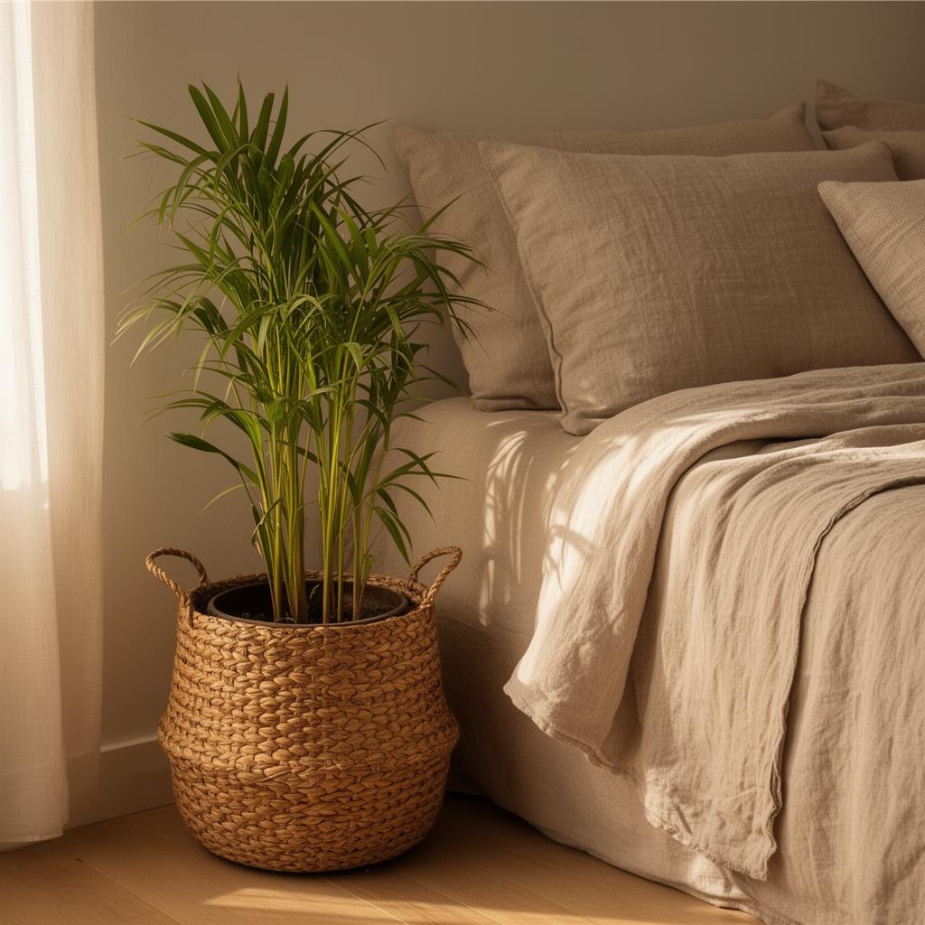 A SOF planter resting in a calm, sunlit bedroom